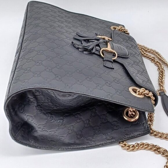 Gucci Guccissima Emily Large Shoulder Crossbody Bag 550-092225 - Picture 6 of 16